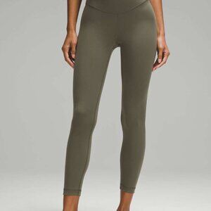 Lululemon NWT Wunder Under Smoothcover HR Tight 25 Inch Green Sz 12